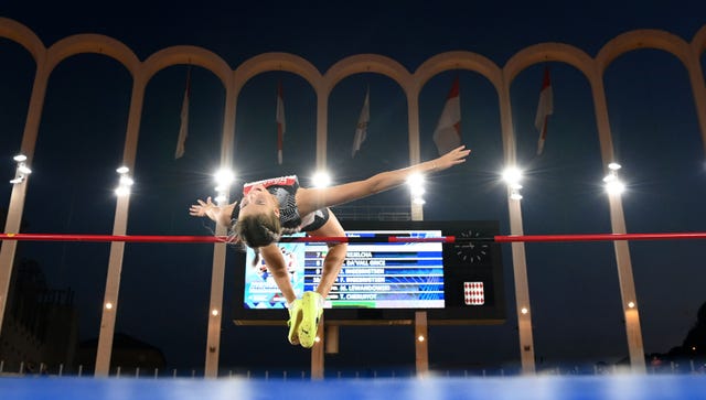 yaroslava mahuchikh, subcampeona mundial de salto de altura