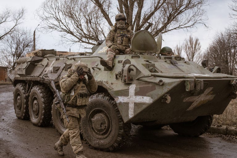 Rare Prototype BTR-90 Vehicle Seen in Combat in Ukraine