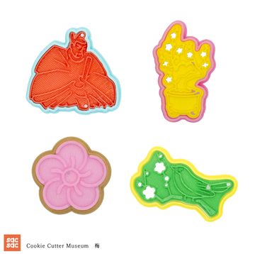 cookie cutter museum　梅クッキー型とクッキー