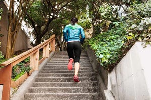 un buon allenamento correre sulle scale