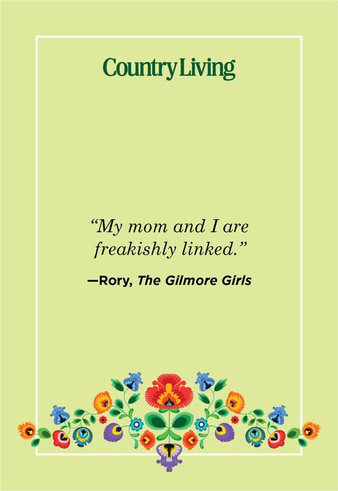 unbreakable mother daughter bond quote from the gilmore girls tv show