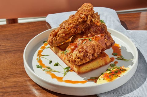 Unconventional Diner's chicken and waffles unconventional diner's chicken and waffles