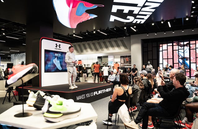 product launch event for under armour