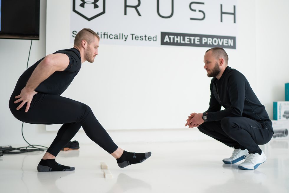 Under Armour Rush Launch Experiment to Train Like a Pro Athlete