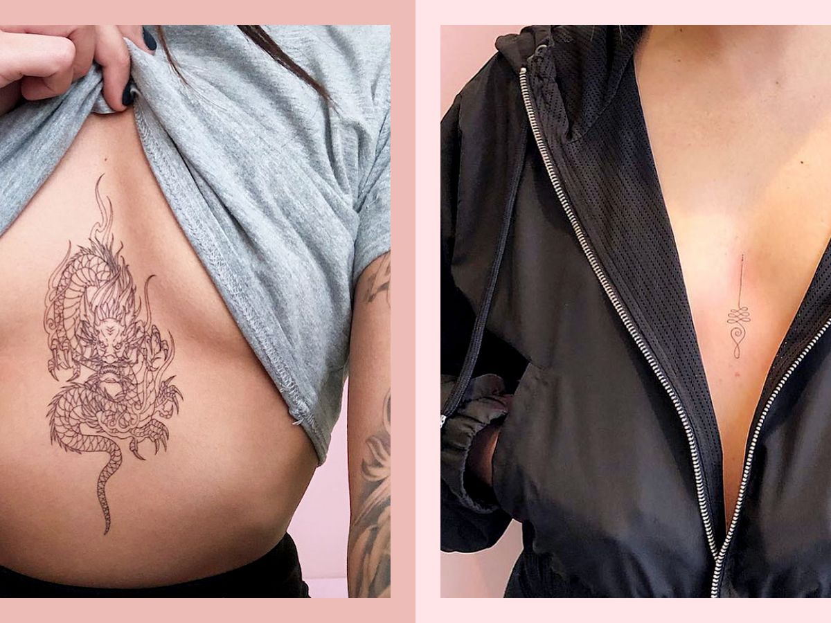 Do Underboob Tattoos Hurt? What to Know About Sternum Tattoo Designs