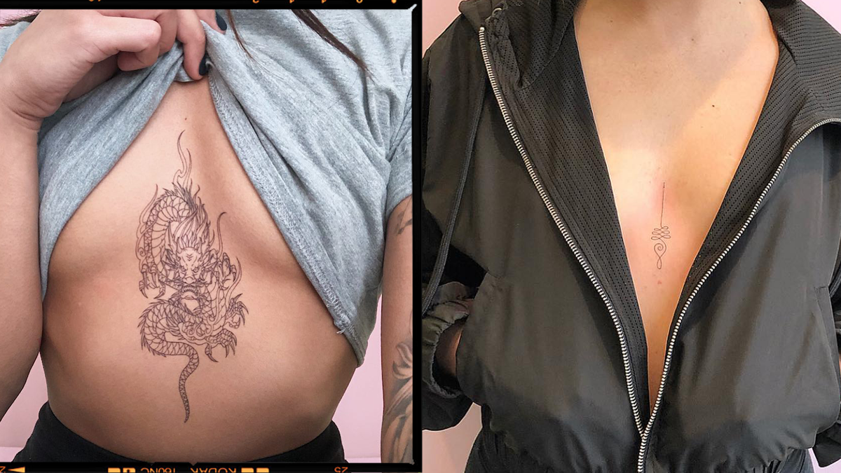 28 Best Celebrity Boob Tattoos - Beautiful Underboob Tattoo Ideas
