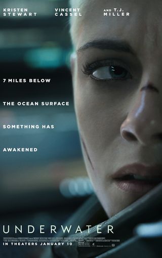 Underwater, póster con Kristen Stewart