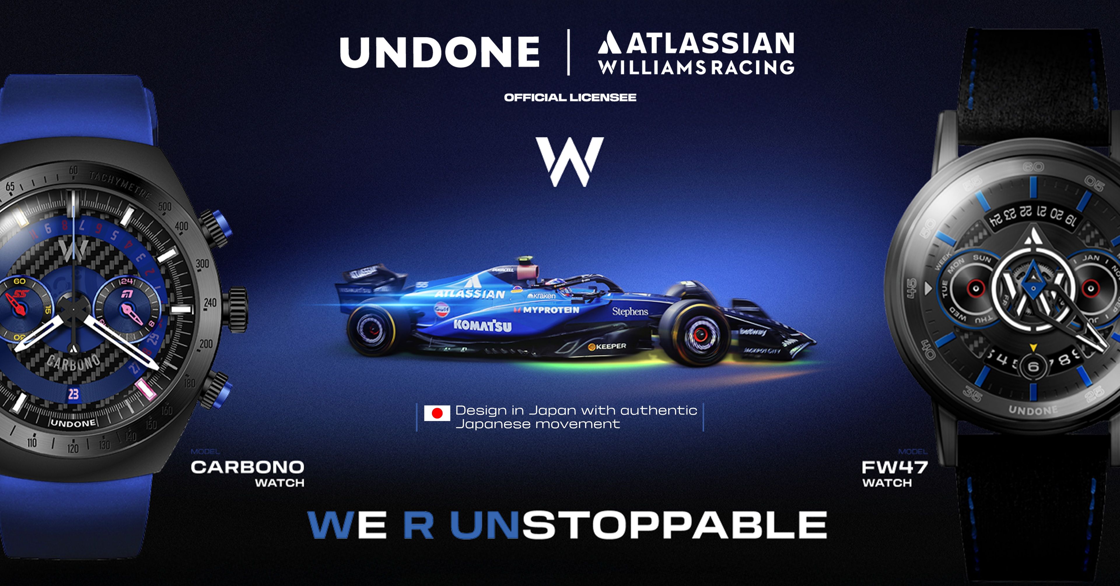 F1名門のウィリアムズと要注目の時計ブランド、アンダーンが