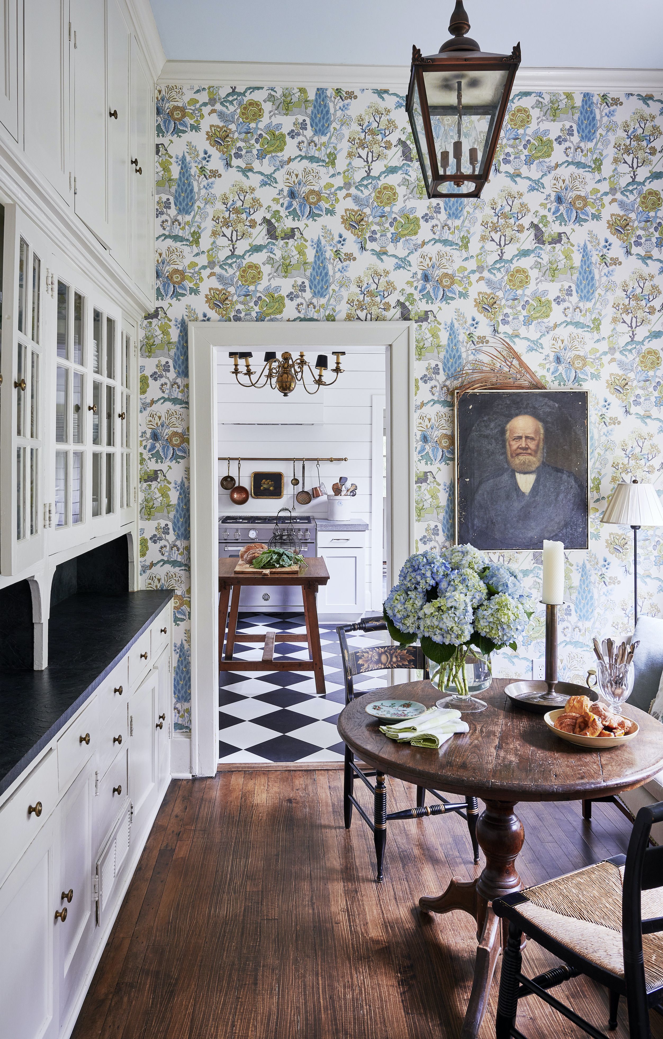 blue and white wallpaper for walls