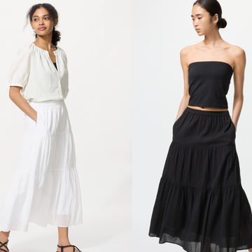 viral tiered skirt by uniqlo viral tiered skirt by uniqlo