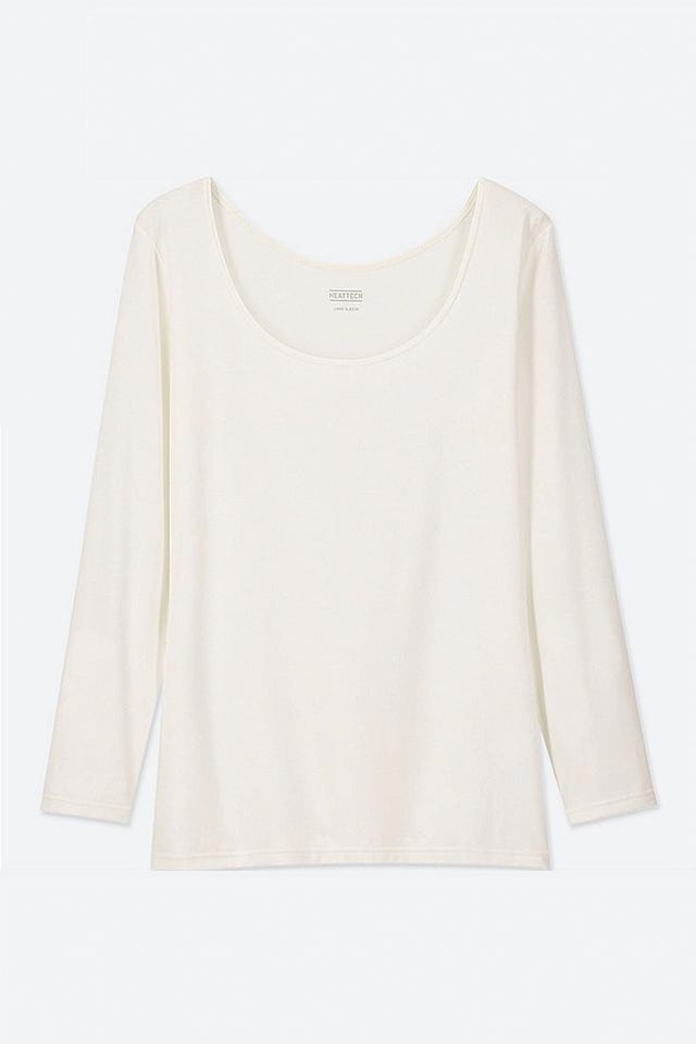 Uniqlo long white t-shirt