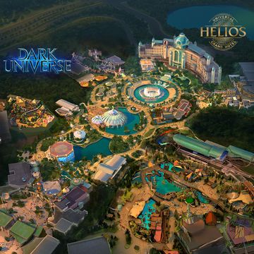 the map of universal studio's forthcoming epic universe land in orlando