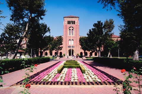 university of southern california campus, los angeles, california, usa