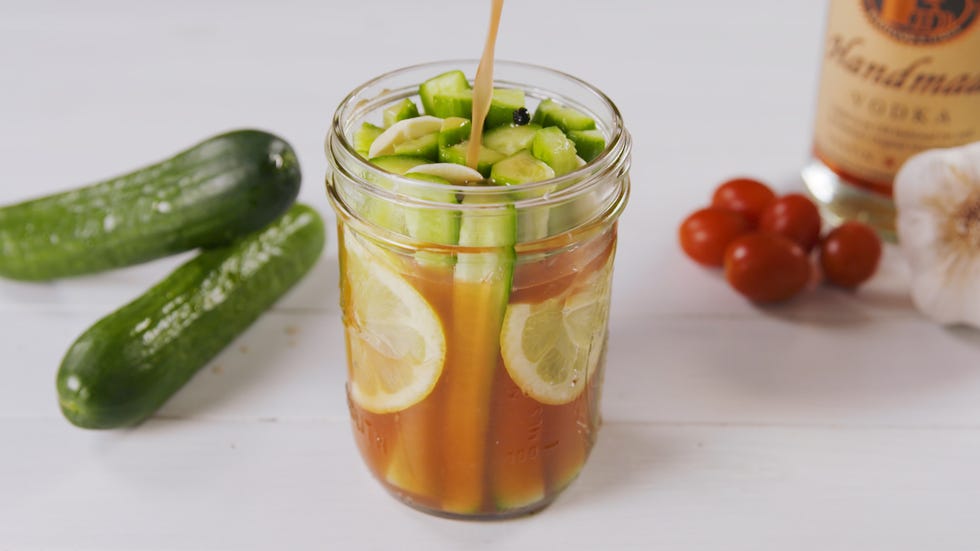 Food, Ingredient, Pickling, Vegetable juice, Vegetable, Drink, Cucumber, Tursu, Preserved food, Canning, 