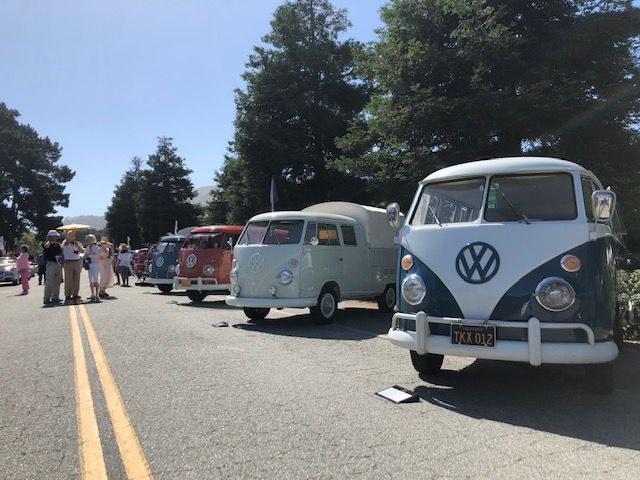 Volkswagen Microbuses at Pebble Beach 2019