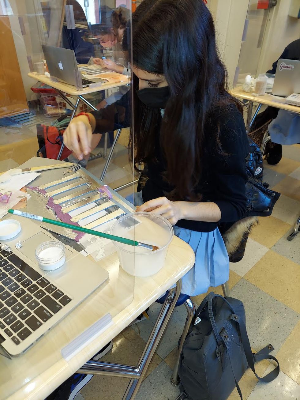 girl at computer