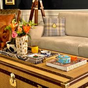how to style your coffee table like an elle decor editor