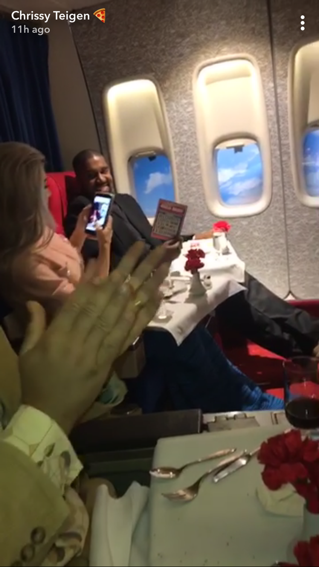 VANITY FAIR - Chrissy Teigen Celebrates Her Birthday on a Pan Am Flight -  Pan Am Experience