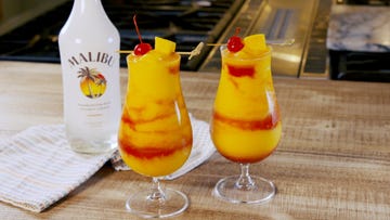 tropical sunset slush