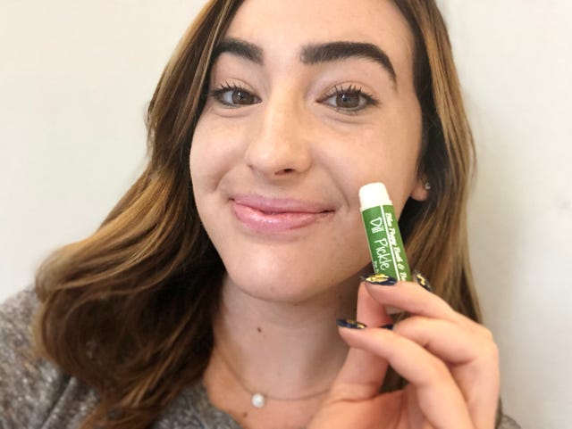 I Tried Pickle Chapstick