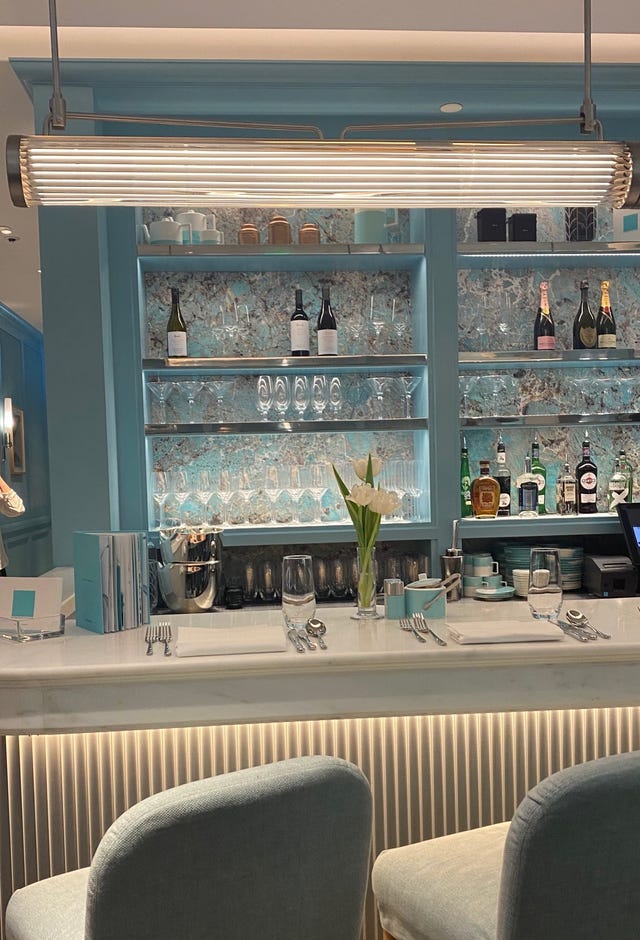 Tiffany Blue box Cafe at Harrods