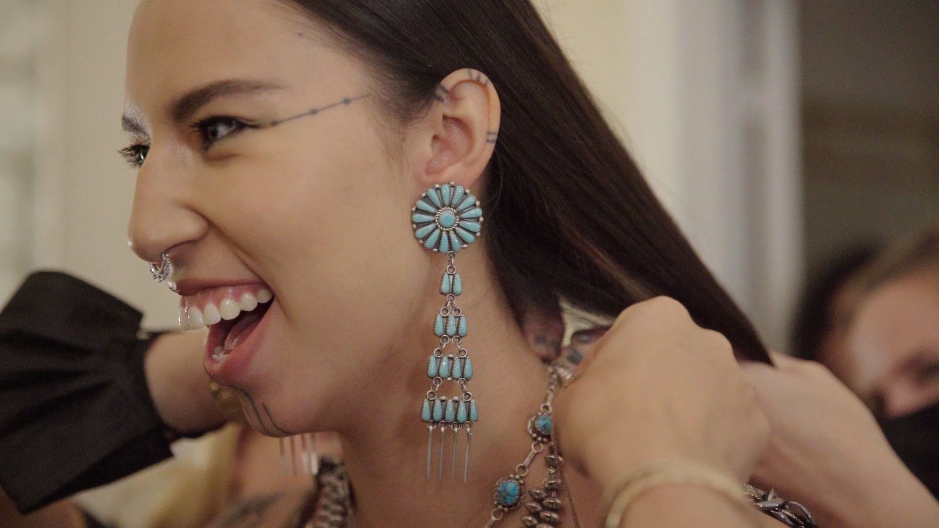 In Alaska Indigenous Women Are Reclaiming Traditional Face Tattoos  Vogue