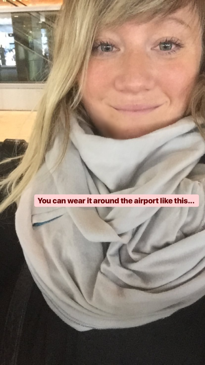 Convertible travel outlet pillow infinity scarf