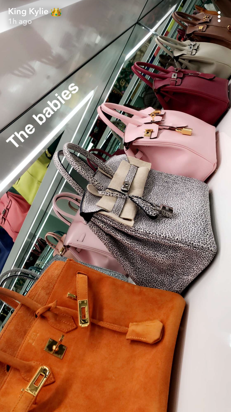 Kylie Jenner's eye-watering Birkin bag closet