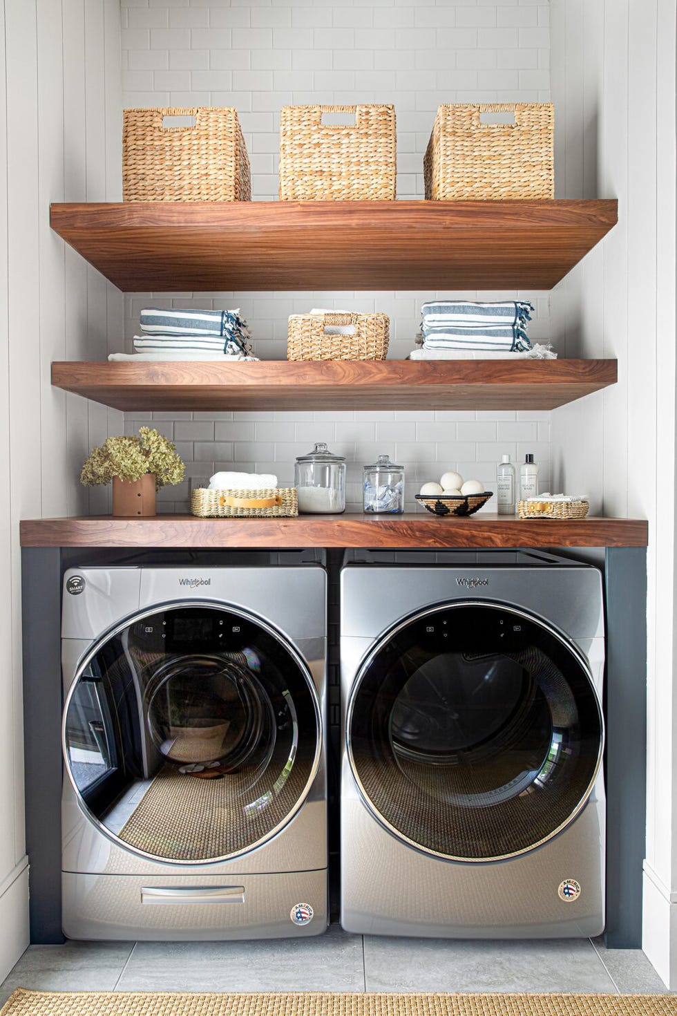 organized laundry room