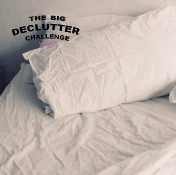 Unmade bed - Big Declutter Challenge