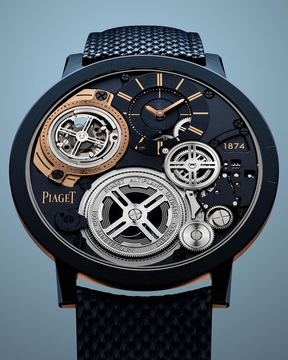 the dial of piagets latest extremely thin watch