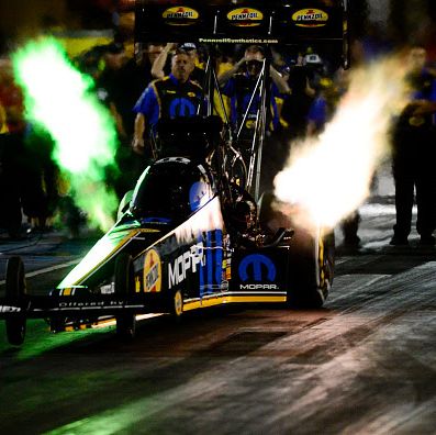 morrison, co   july 23 nhra top fuel driver leah pritchett takes off for a qualifying run during day two of the nhra mile high nationals at bandimere speedway on july 23, 2016 photo by michael reavesthe denver post via getty images