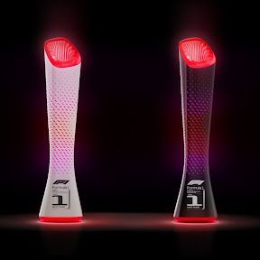 Japan created a "kiss-activated" F1 trophy that has to be seen