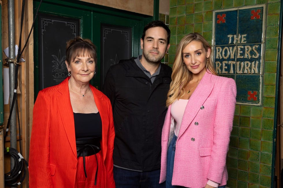 catherine tyldesley, aaron mccusker, pauline mclynn, coronation street