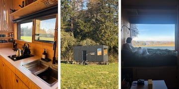 a remote cabin the woods