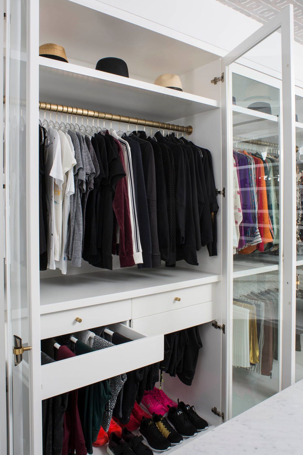 white closet