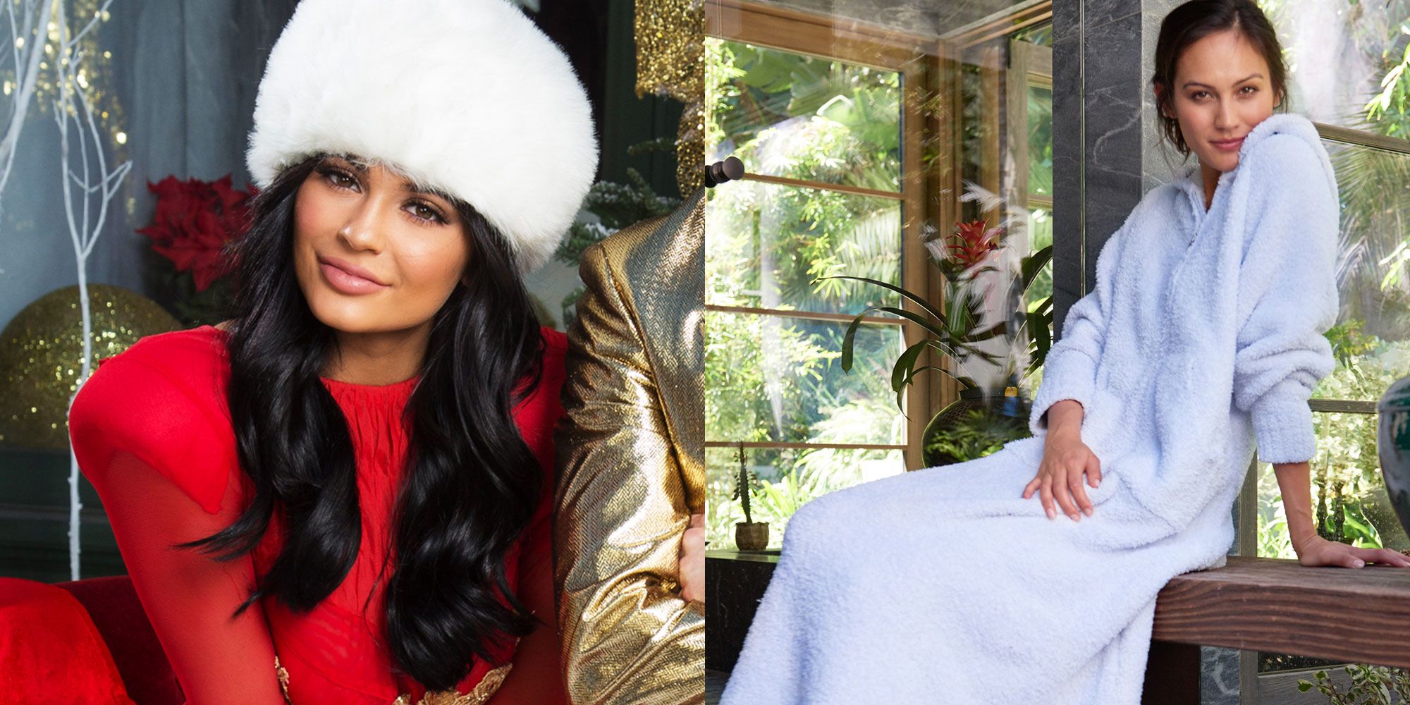 Kylie Jenner Defied Winter Dressing in a Furry Bra and Bathrobe