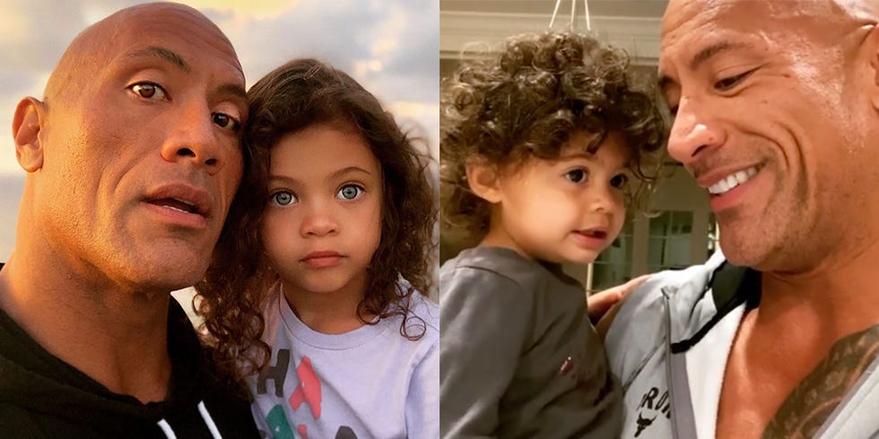 Dwayne Johnson Honors Daughters on International Women's Day