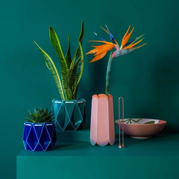 a group of colourful origami pots best garden products