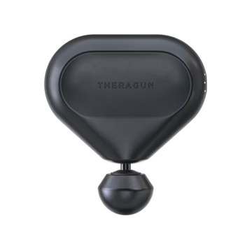 theragun mini massage apparaat in zwart