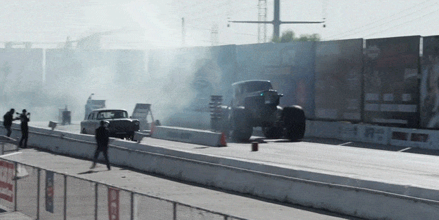 This Is How a 1500-HP Monster Truck Handles A Drag Race