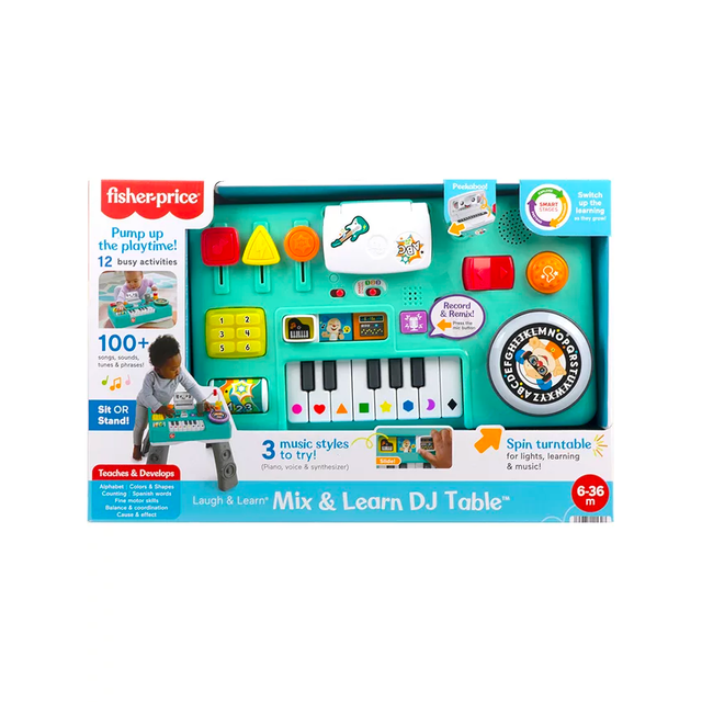 fisherprice laugh  learn mix  learn dj table activity centre
