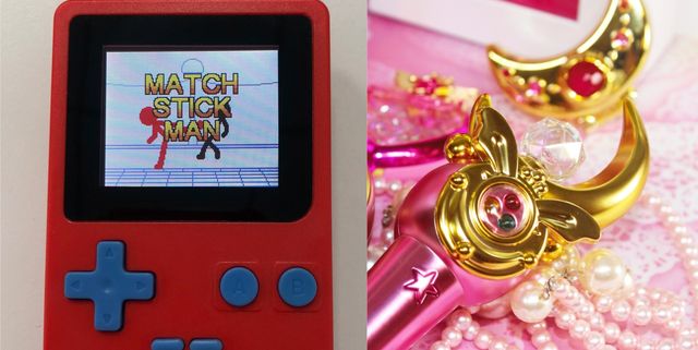 Game boy console, Gadget, Game boy, Electronic device, Technology, Nintendo ds accessories, Pink, Electronics, Games, Video game accessory, 