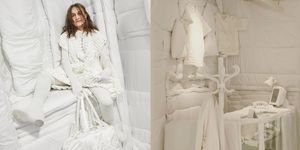 【米蘭時裝週】 MM6 Maison Margiela 一片「象牙白」的秀場和設計，連模特兒都是銀髮老人！「白色控」的心靈已被療癒！