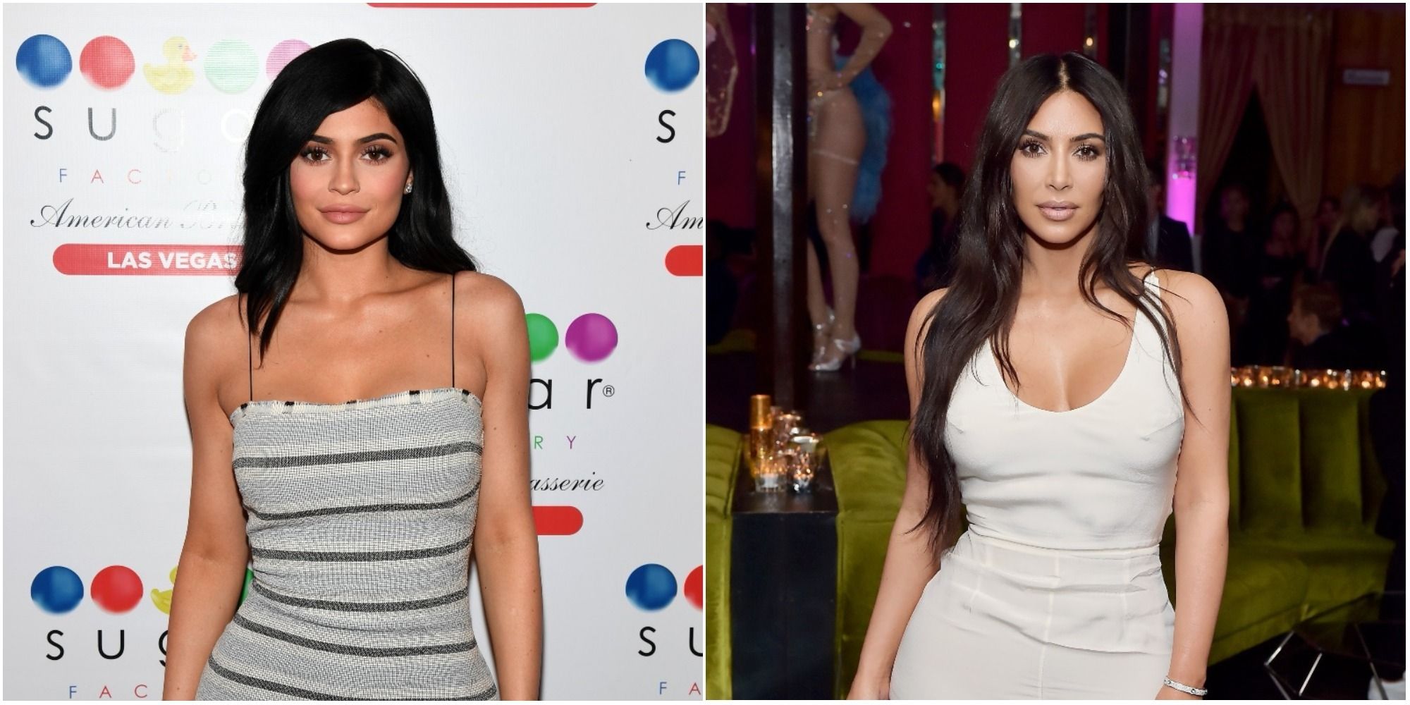 Kim and Kylie Kardashian
