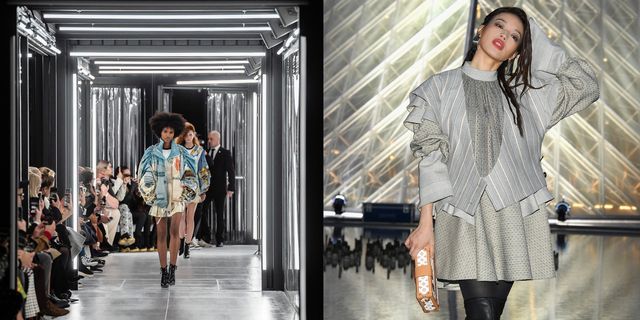 【巴黎時裝週】Louis Vuitton 繞羅浮宮一圈的發光步道太夢幻！舒淇第一次玩「髒辮造型」好嘻哈！