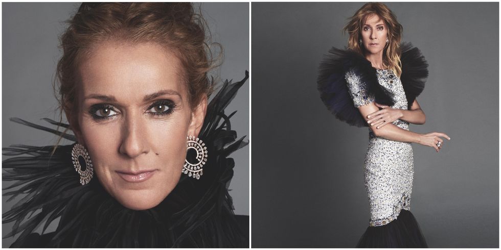 Celine Dion in ELLE UK's June issue
