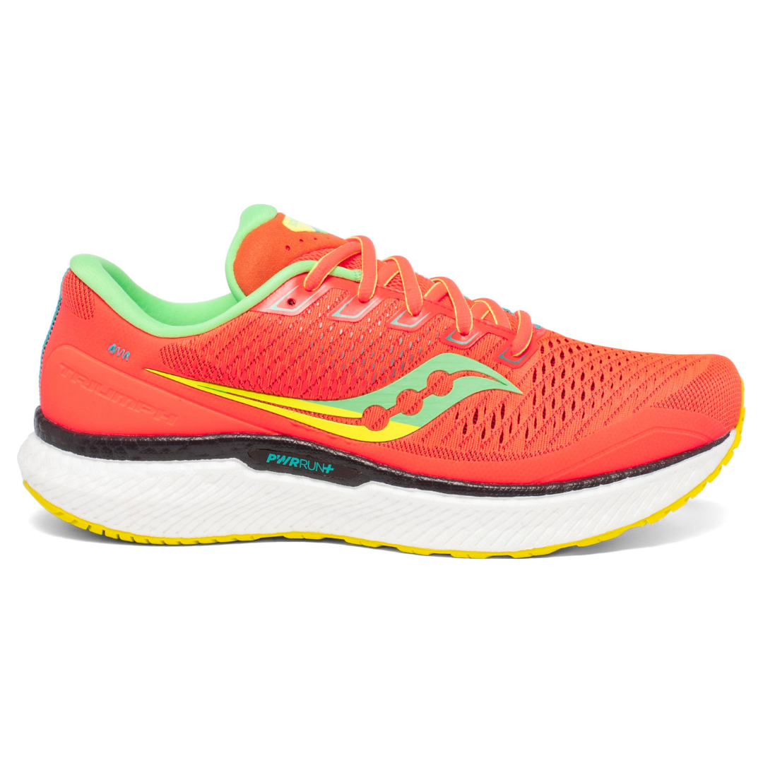 The Saucony Triumph 18 offers plush cushioning and comfort