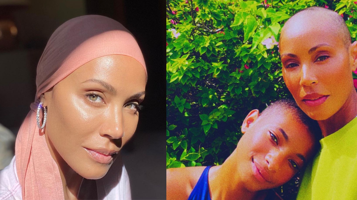 Jada Pinkett Smith's daughter, Willow, inspires her to shave her head