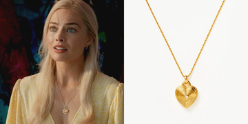 missoma heart necklace barbie the movie margot robbie